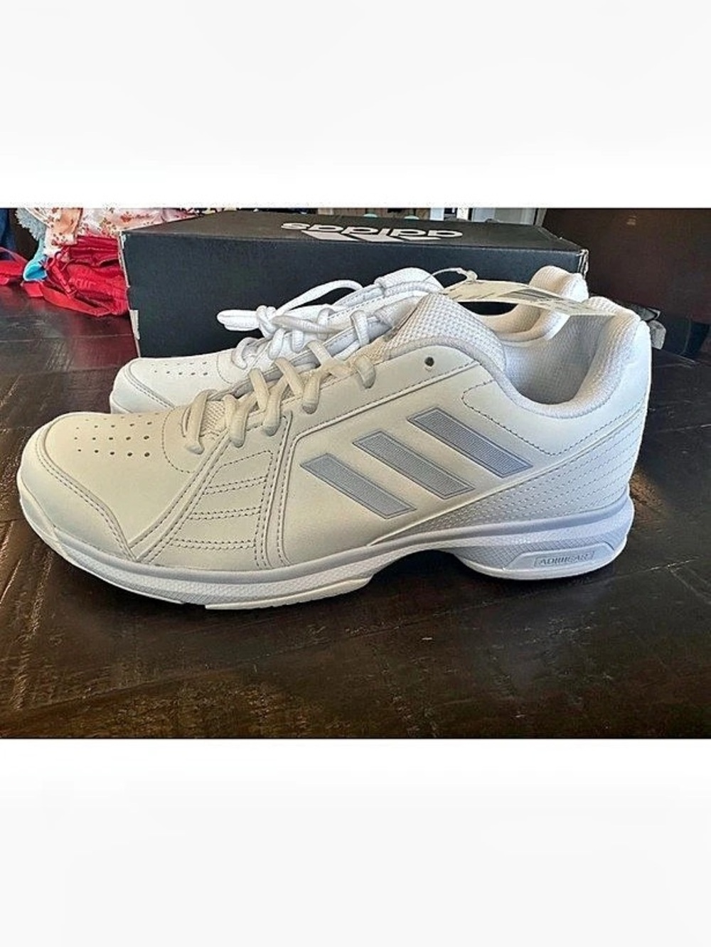 Adidas Aspire Women's Athletic Shoes White & Gray US 10 Like New